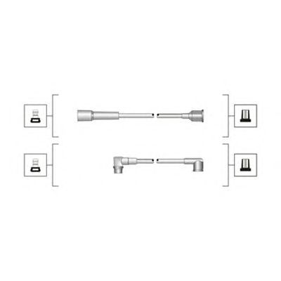 MAGNETI MARELLI 941319170067 -  Комплект проводов зажигания